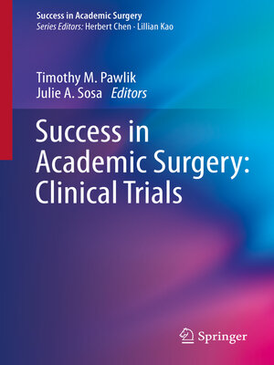 cover image of Success in Academic Surgery